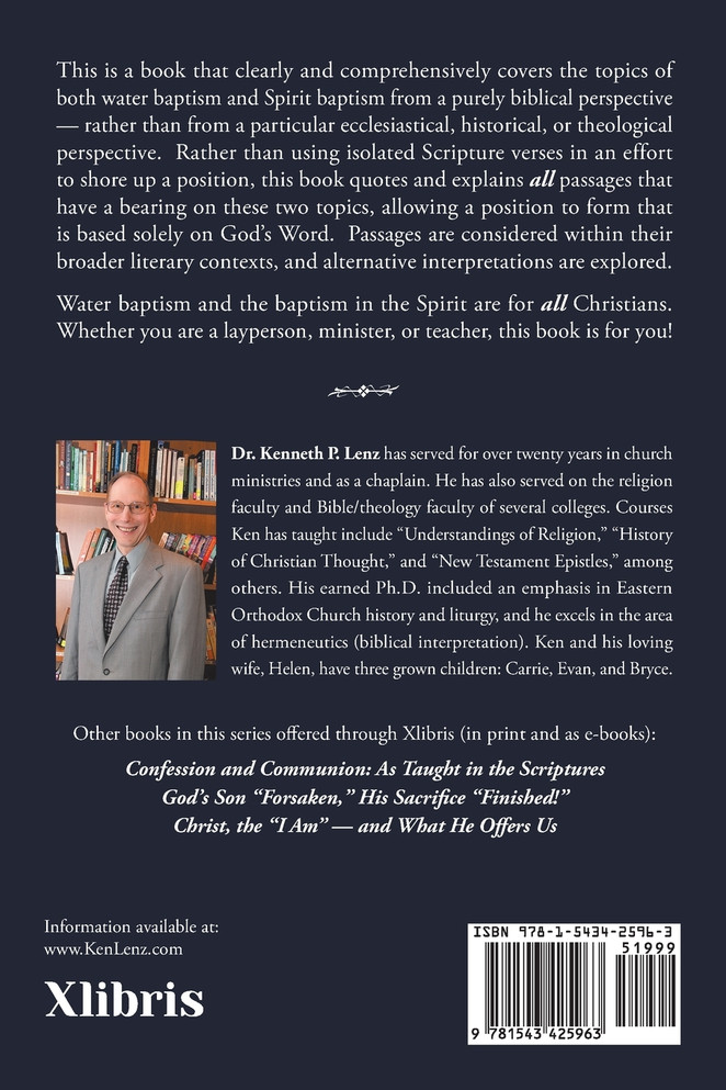 Water Baptism and Spirit Baptism