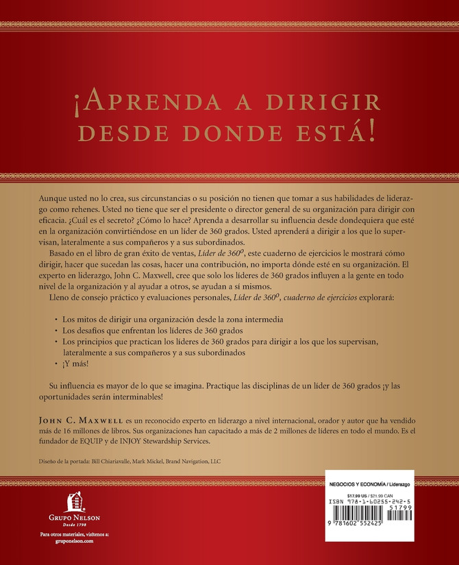 Líder de 360° cuaderno de ejercicios