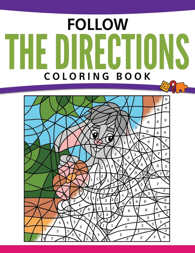 Follow The Directions Coloring Book