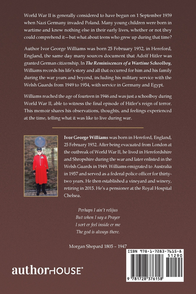 The Reminiscences of a War Time School Boy