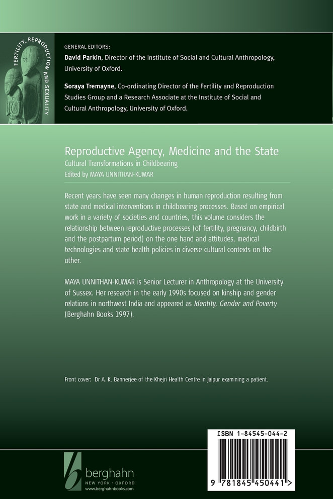 Reproductive Agency, Medicine and the State