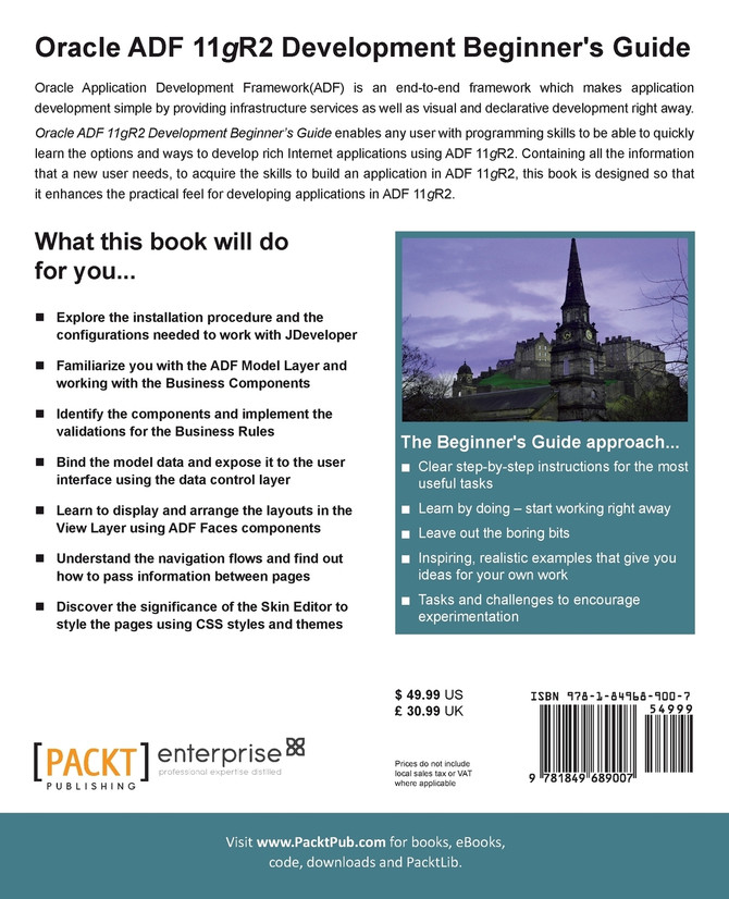 Oracle Adf 11gr2 Development Beginner's Guide
