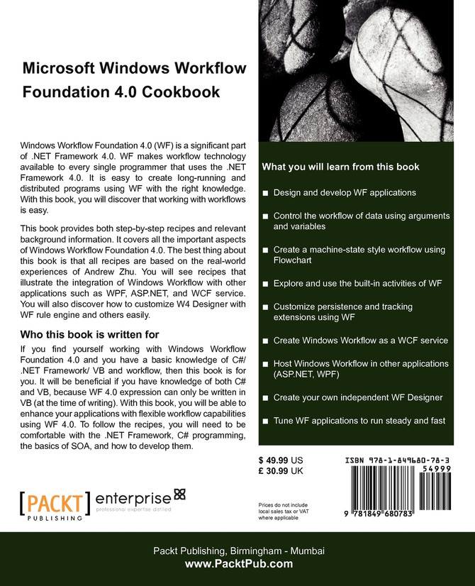 Microsoft Windows Workflow Foundation 4.0 Cookbook