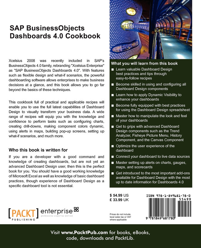 SAP Businessobjects Dashboards 4.0 Cookbook