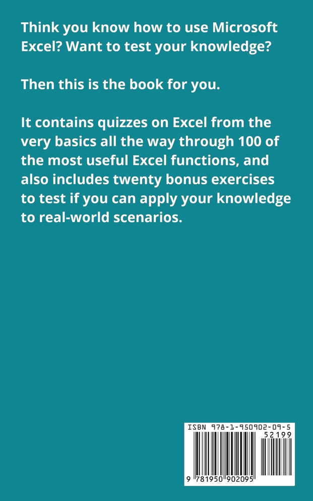 The Excel Essentials Quiz Book