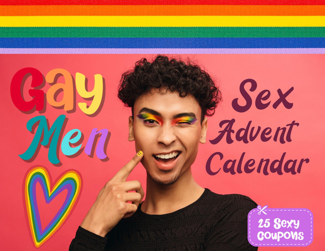 Gay men sex advent calendar book