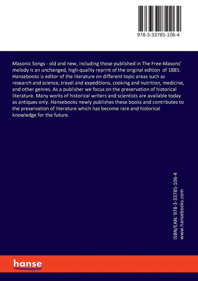 Masonic Songs