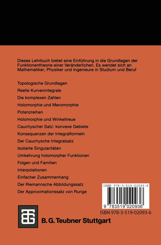 Grundkurs Funktionentheorie