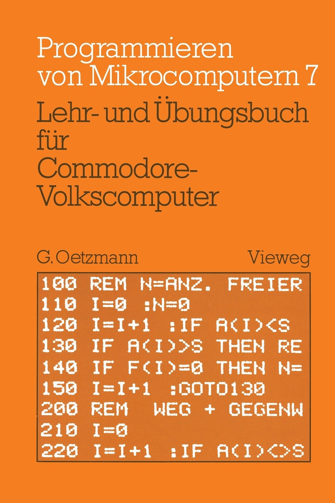 Lehr- und Übungsbuch für Commodore-Volkscomputer