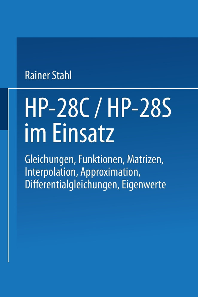 HP-28c / HP-28s Im Einsatz