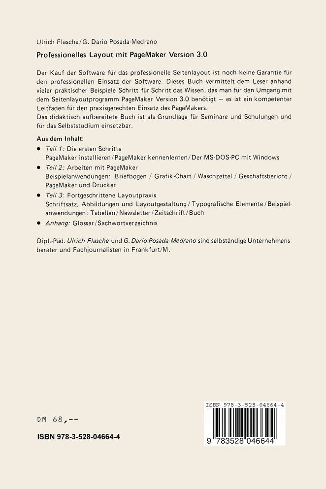 Professionelles Layout mit PageMaker