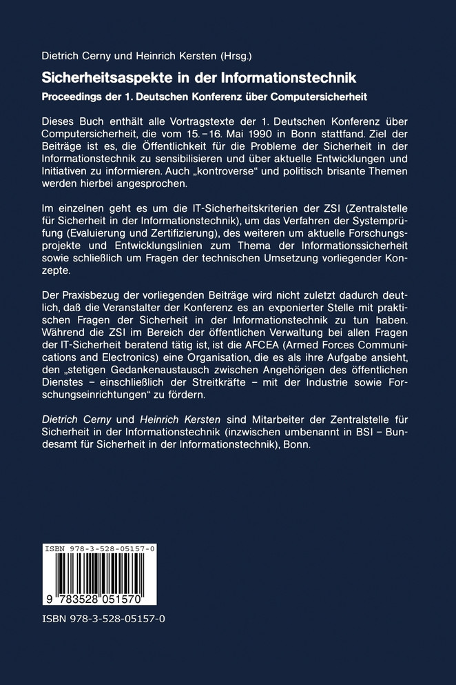 Sicherheitsaspekte in der Informationstechnik