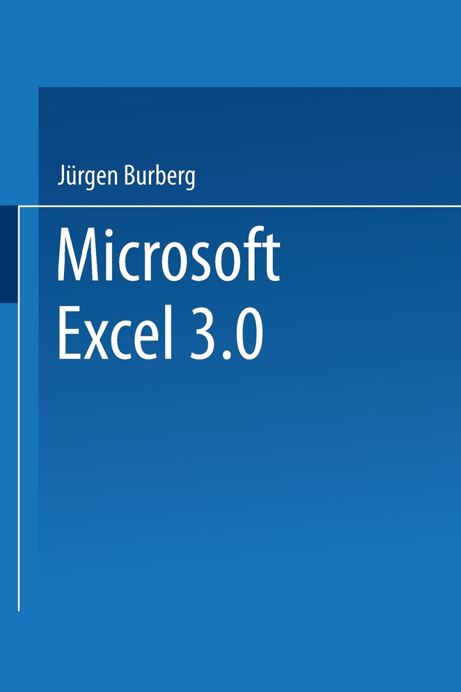 Microsoft® Excel 3. 0