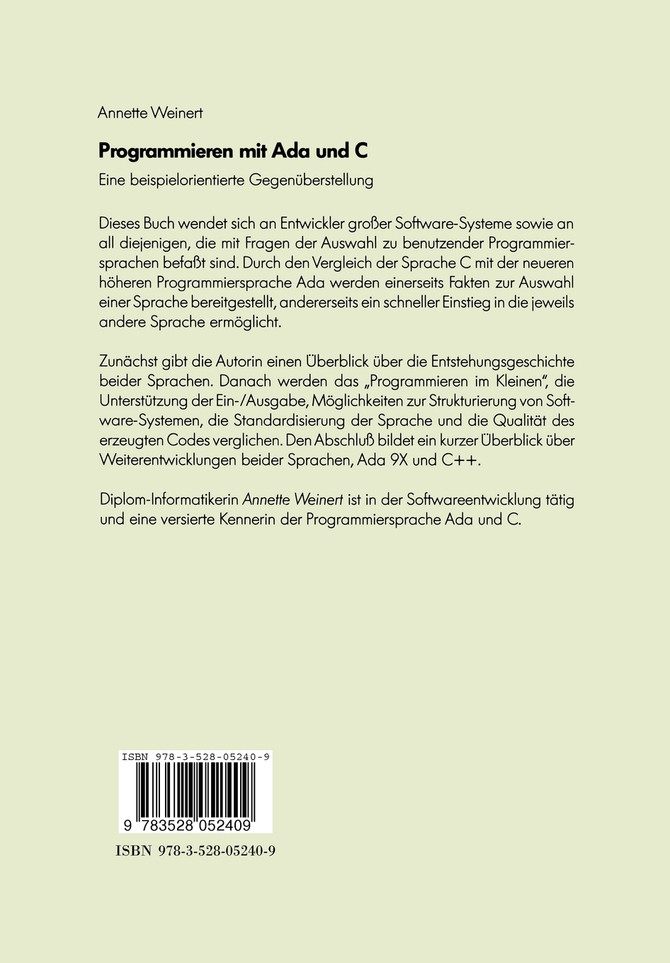 Programmieren mit Ada und C