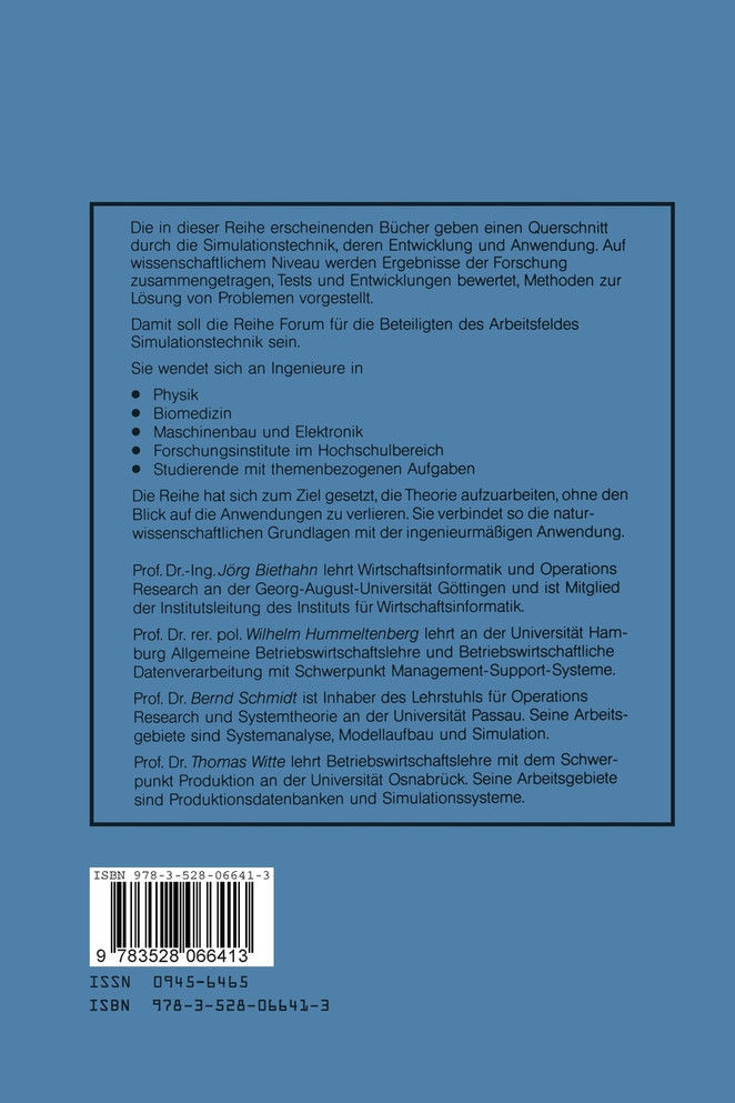 Simulation als betriebliche Entscheidungshilfe