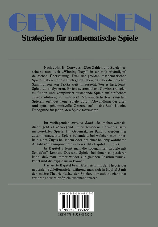 Gewinnen Strategien Fur Mathematische Spiele