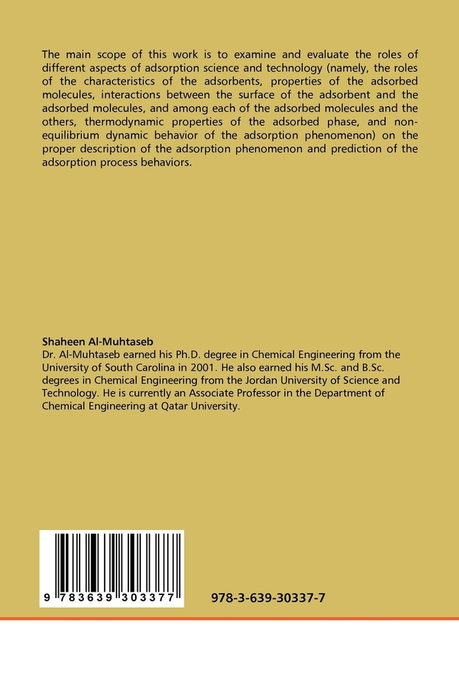 THERMODYNAMIC AND KINETIC PROSPECTS IN MODELING GAS PHASE ADSORPTION