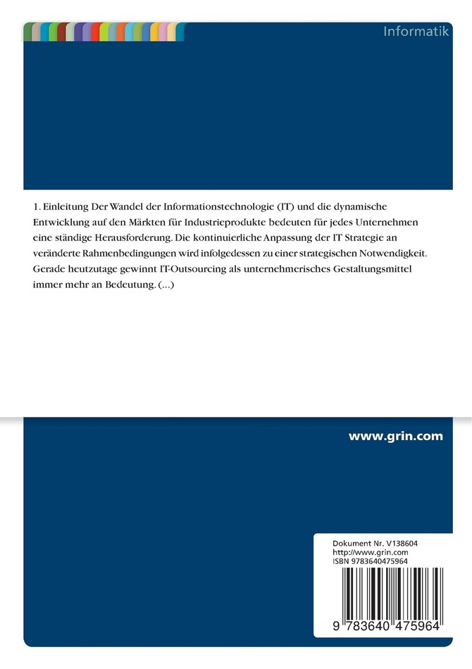 Outsourcing von IT-Leistungen