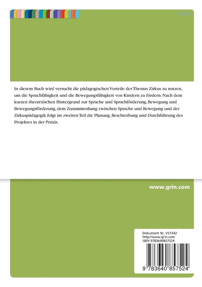 Manege frei! Ein Zirkusprojekt zur Förderung von Sprache und Bewegung