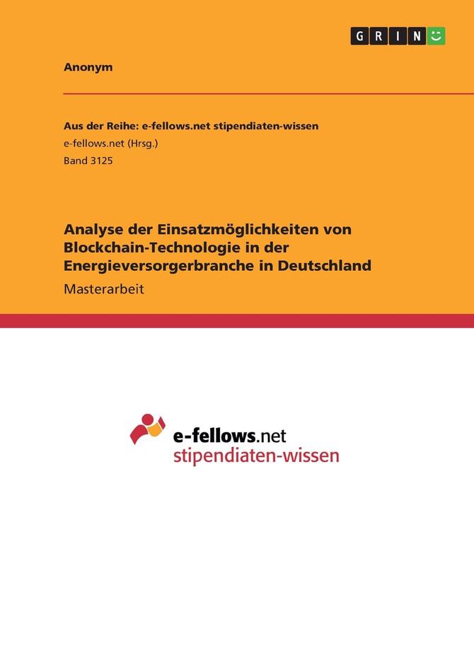 Analyse der Einsatzmöglichkeiten von Blockchain-Technologie in der Energieversorgerbranche in Deutschland