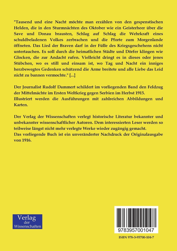 Der serbische Feldzug