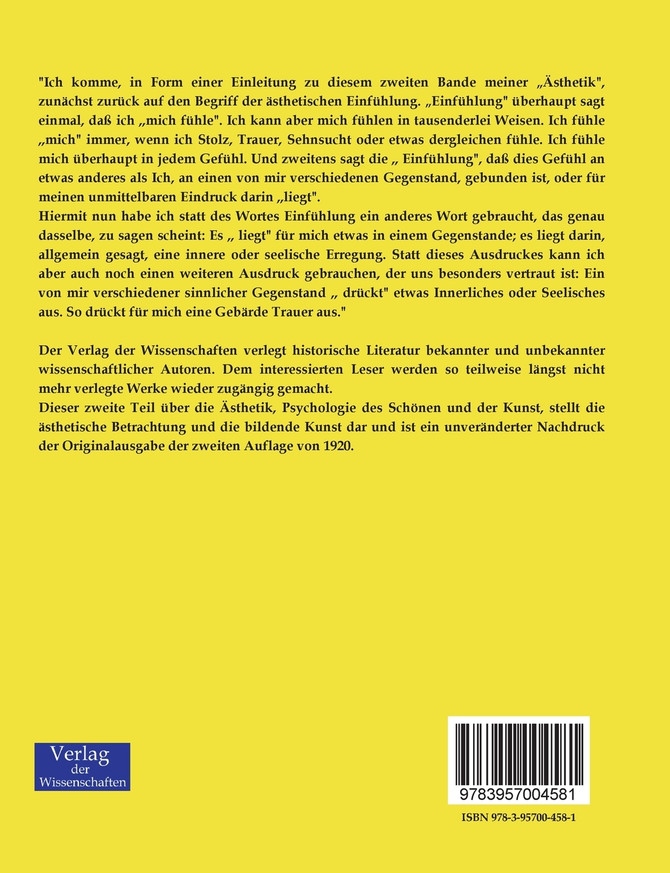 Ästhetik - Psychologie des Schönen und der Kunst