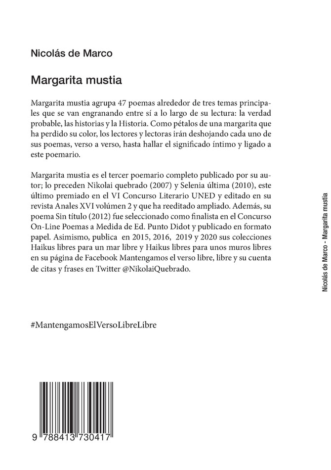 Margarita mustia