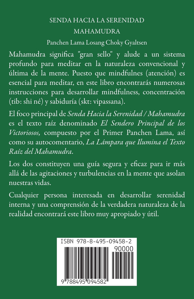Senda hacia la serenidad/Mahamudra