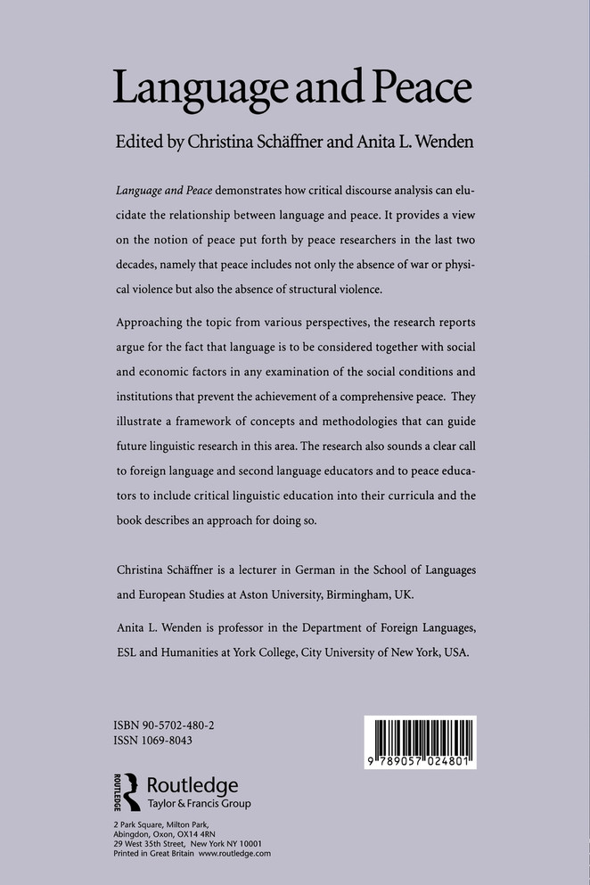 Language & Peace