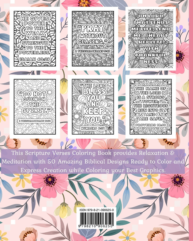 Bible Verse Coloring Book for Adults