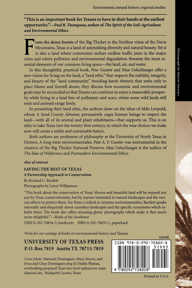 Texas Land Ethics