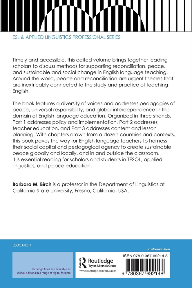 Creating Classrooms of Peace in English Language Teaching