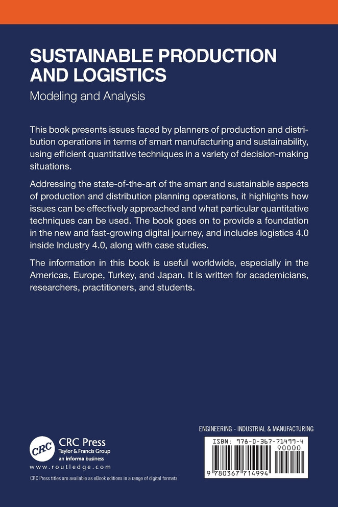 Sustainable Production and Logistics
