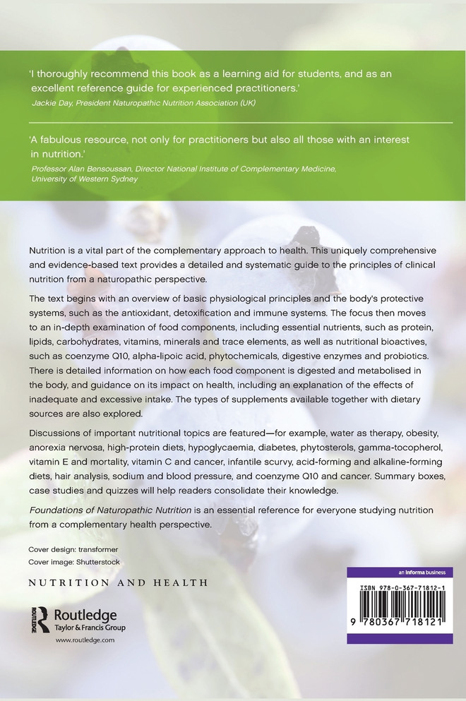 Foundations of Naturopathic Nutrition