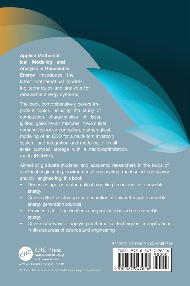Applied Mathematical Modeling and Analysis in Renewable Energy