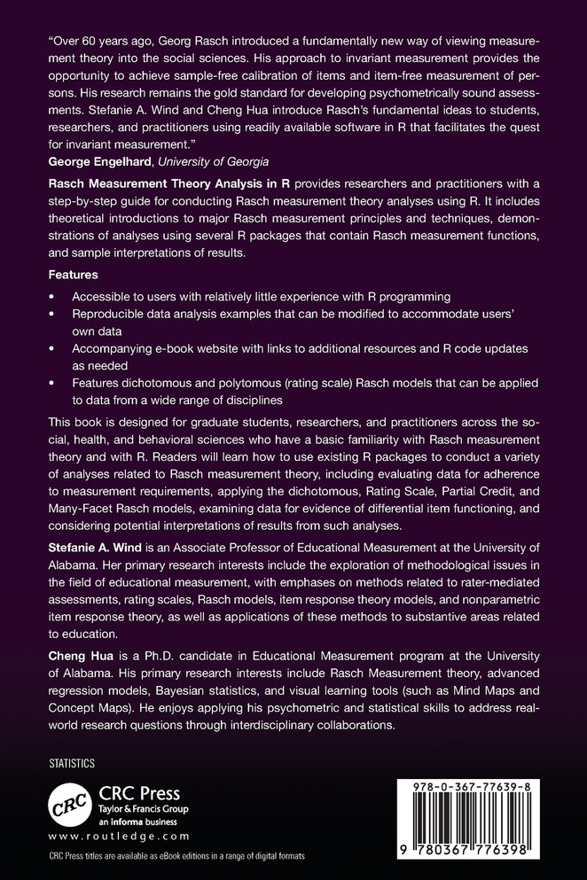 Rasch Measurement Theory Analysis in R