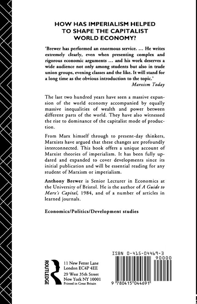 Marxist Theories of Imperialism