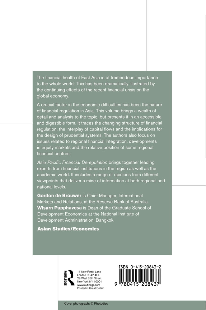Asia-Pacific Financial Deregulation