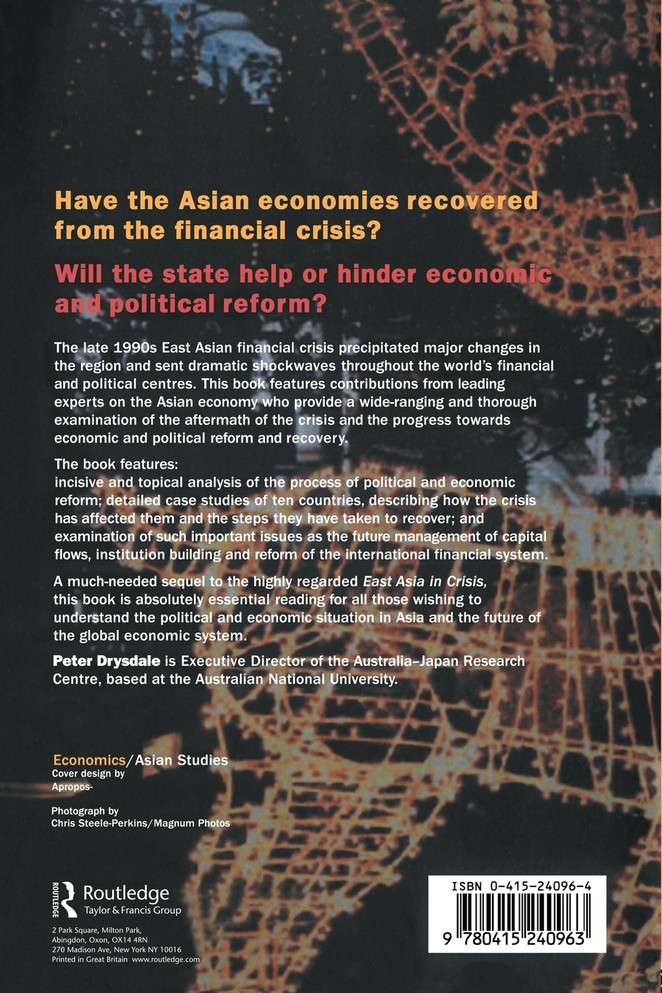 Reform and Recovery in East Asia