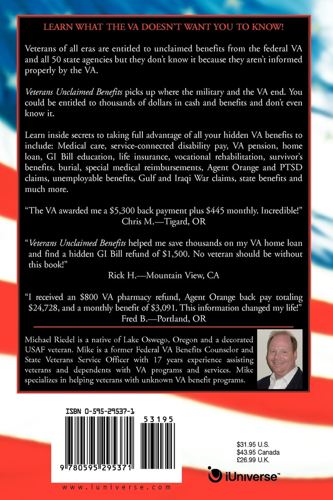 Veterans Unclaimed Benefits