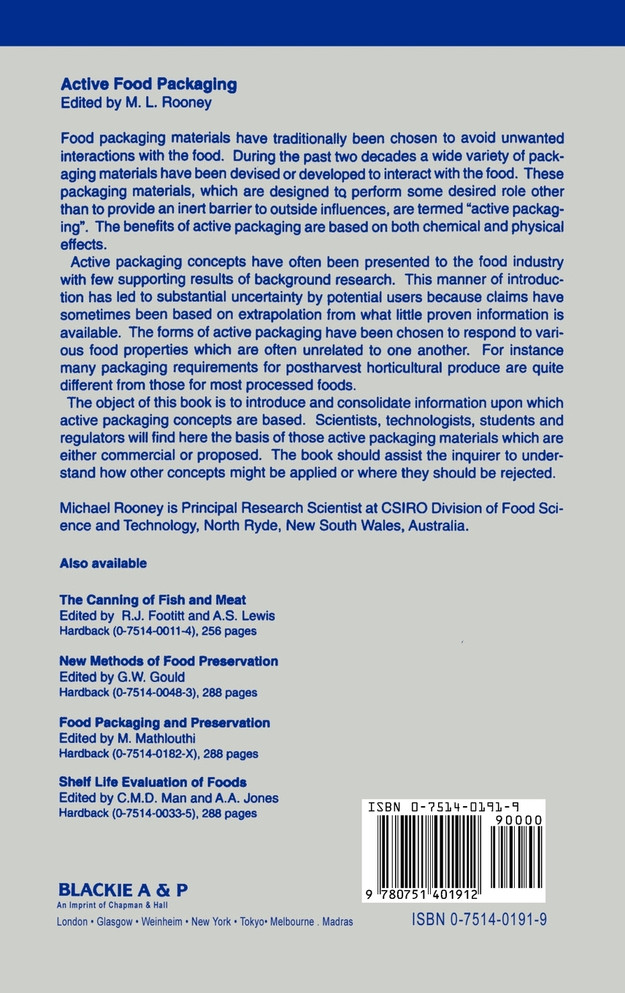 Active Food Packaging