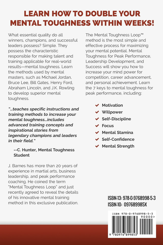 Mental Toughness for Peak Performance, Leadership Development, and Success