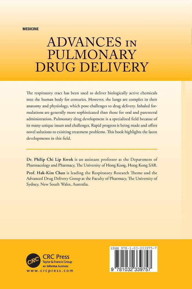Advances in Pulmonary Drug Delivery