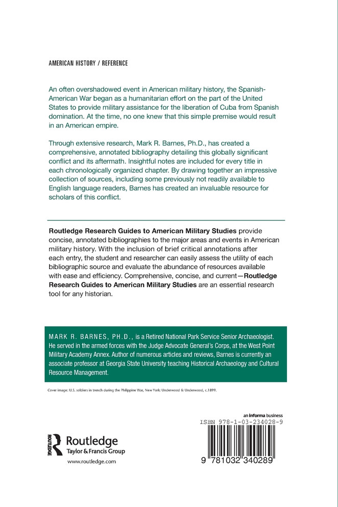 The Spanish-American War and Philippine Insurrection, 1898-1902