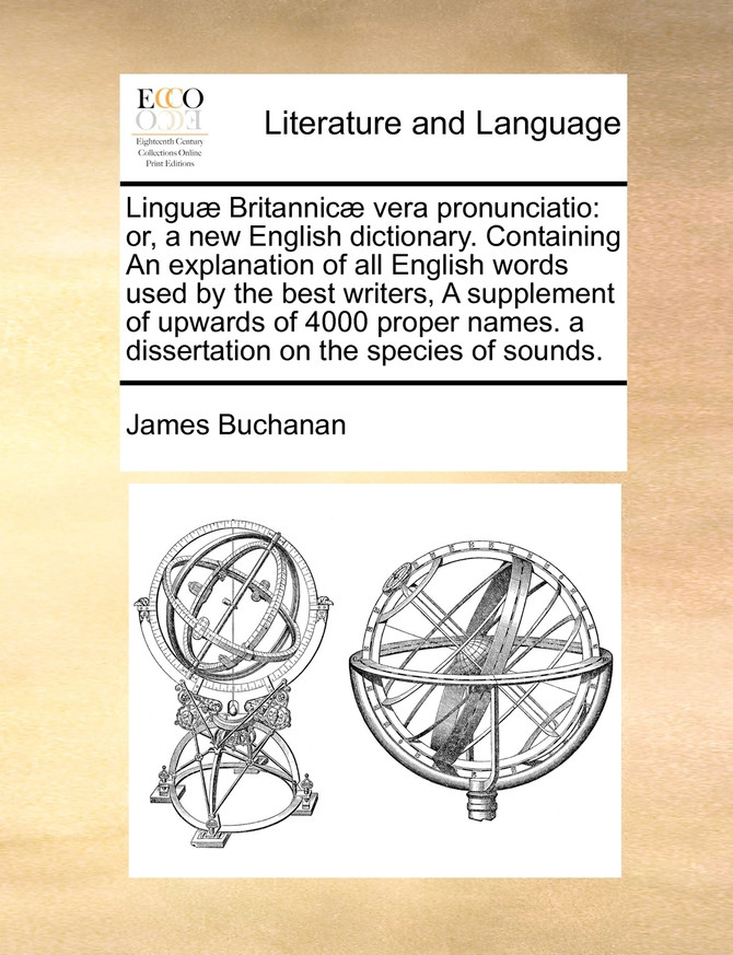 Linguæ Britannicæ vera pronunciatio