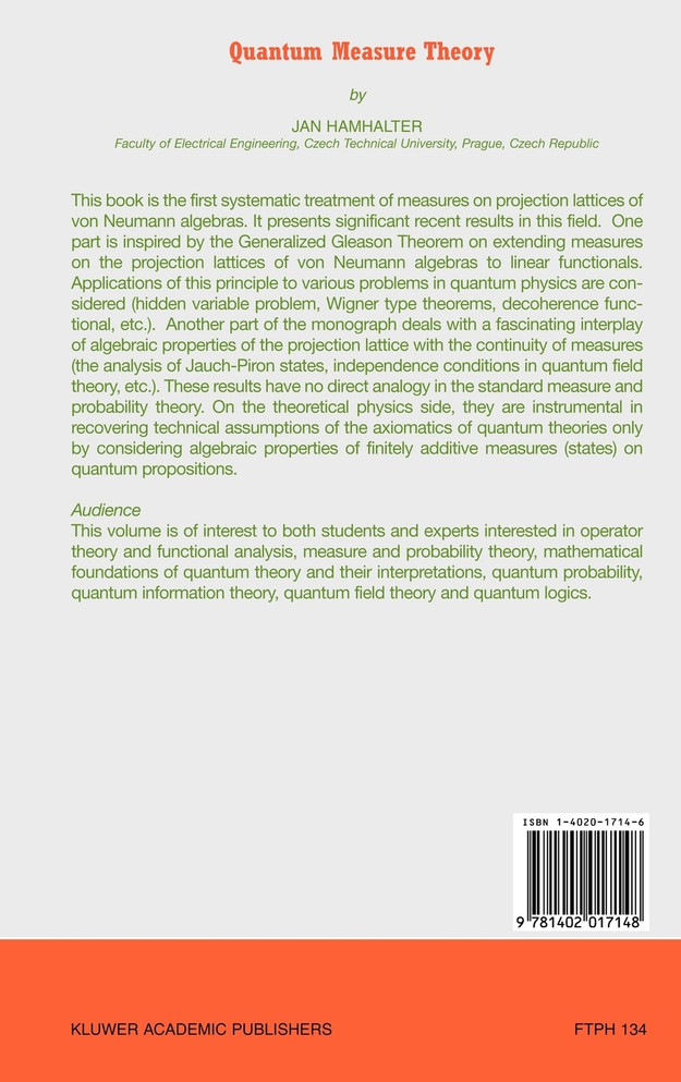 Quantum Measure Theory