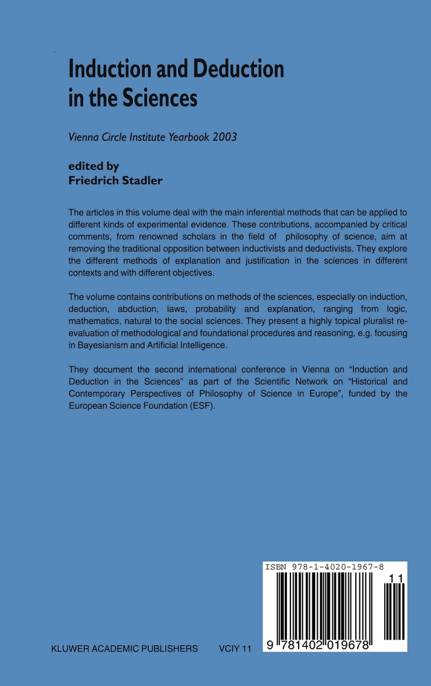 Induction and Deduction in the Sciences