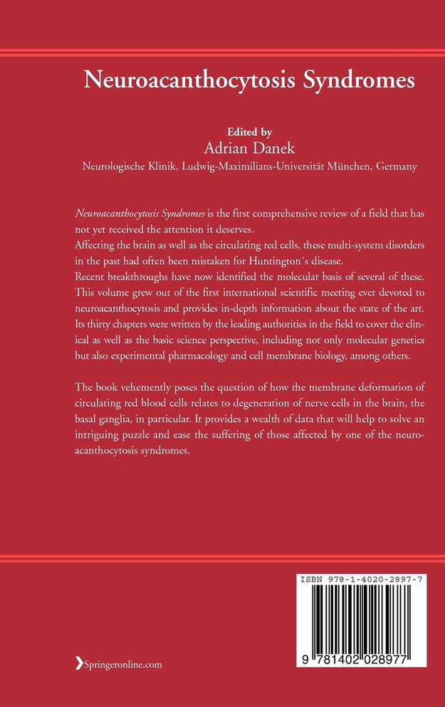 Neuroacanthocytosis Syndromes