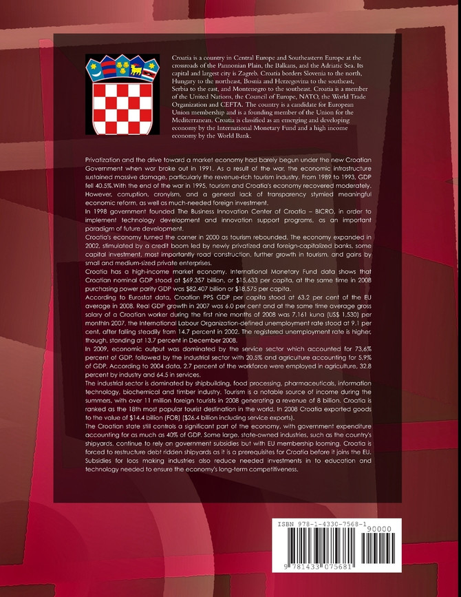 Croatia Investment, Trade Laws and Regulations Handbook Volume 1 Strategic Information and Basic Laws