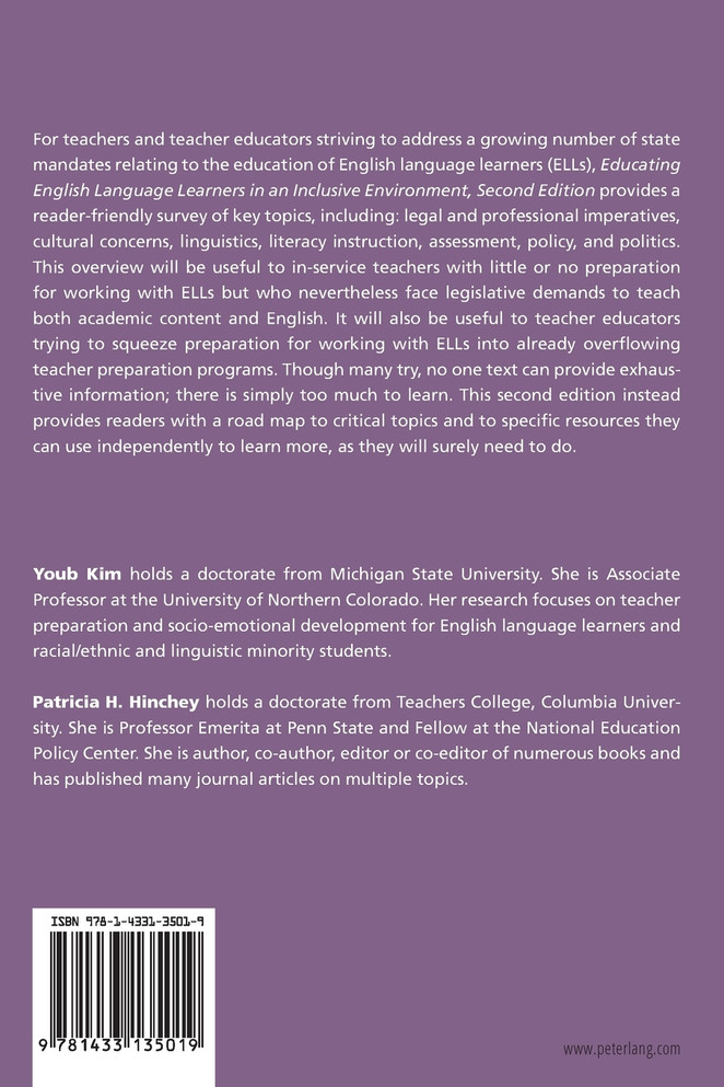 Educating English Language Learners in an Inclusive Environment